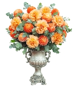 Hoa tươi màu cam 13306