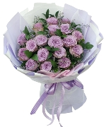 Hoa tươi màu tím 12490